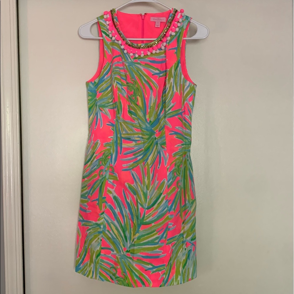 Lilly Pulitzer Pom Pom Shift Dress